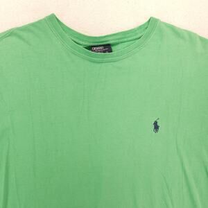 Polo By Ralph Lauren Casual Crew Neck Short Sleeve Shirt Mens Size M Green